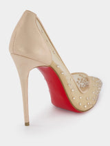 Christian LouboutinFollies Strass 100mm leather pumps at Fashion Clinic