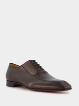 Christian LouboutinLafitte Dark Brown Leather Oxfords at Fashion Clinic