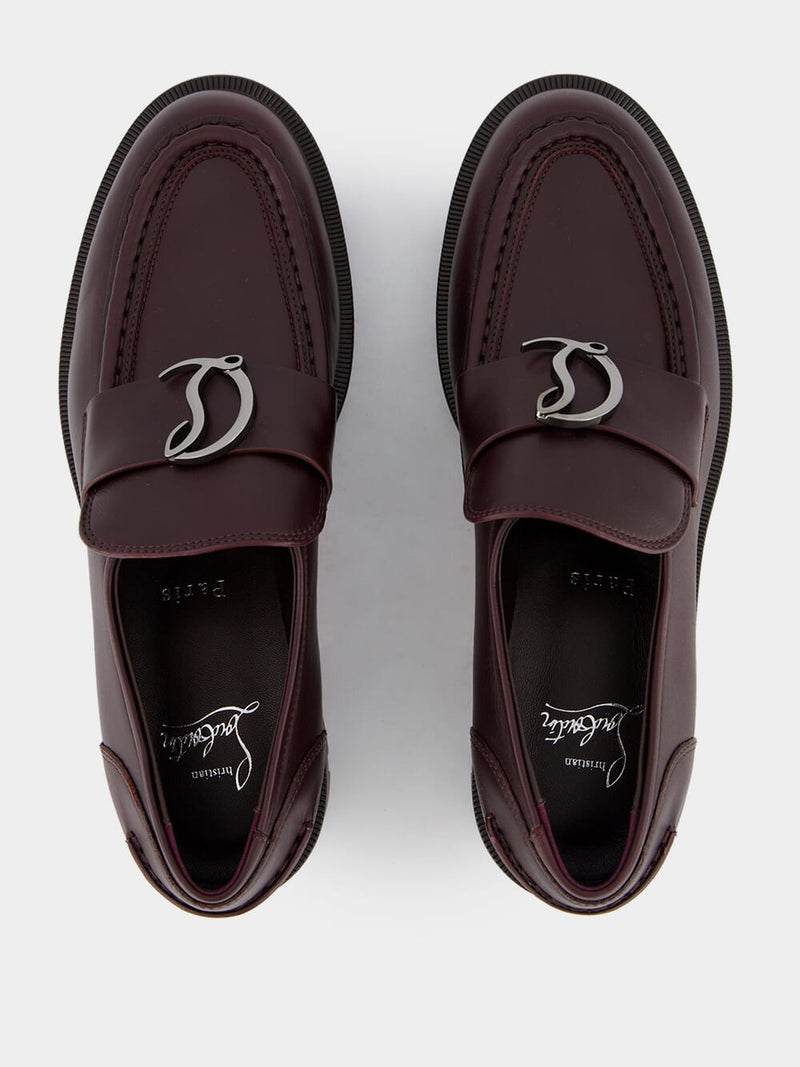 Christian LouboutinLeather Lug Loafers at Fashion Clinic