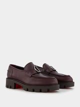 Christian LouboutinLeather Lug Loafers at Fashion Clinic
