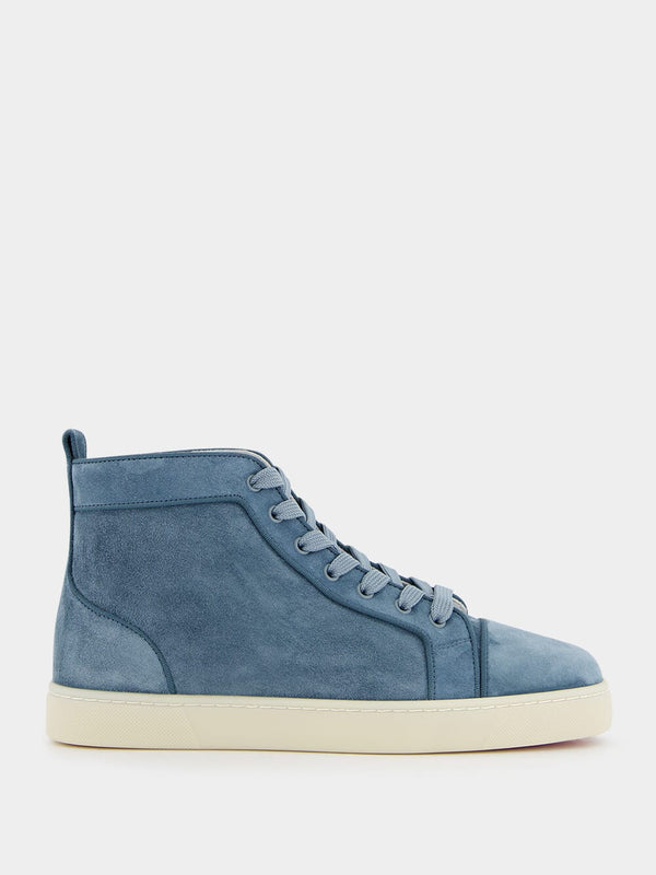 Christian LouboutinLouis High-Top Suede Sneakers at Fashion Clinic