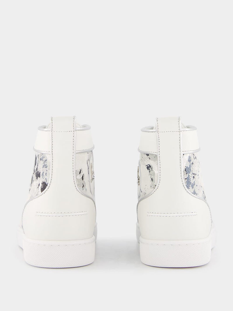 Christian LouboutinLouis Junior Leather Gravity High-Top Sneakers at Fashion Clinic