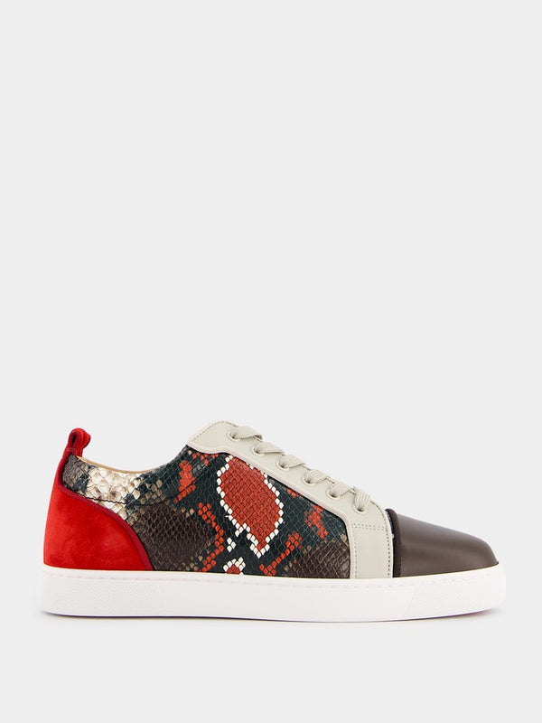 Christian LouboutinLouis Junior Snake-effect Leather at Fashion Clinic