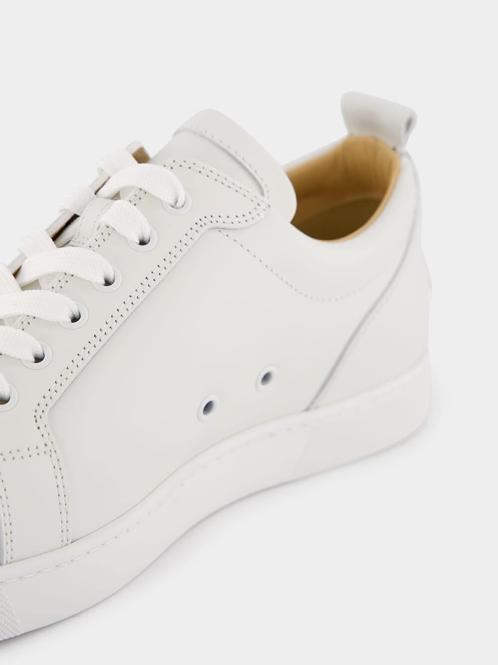 Mens equatorital white christian louboutin sneakers