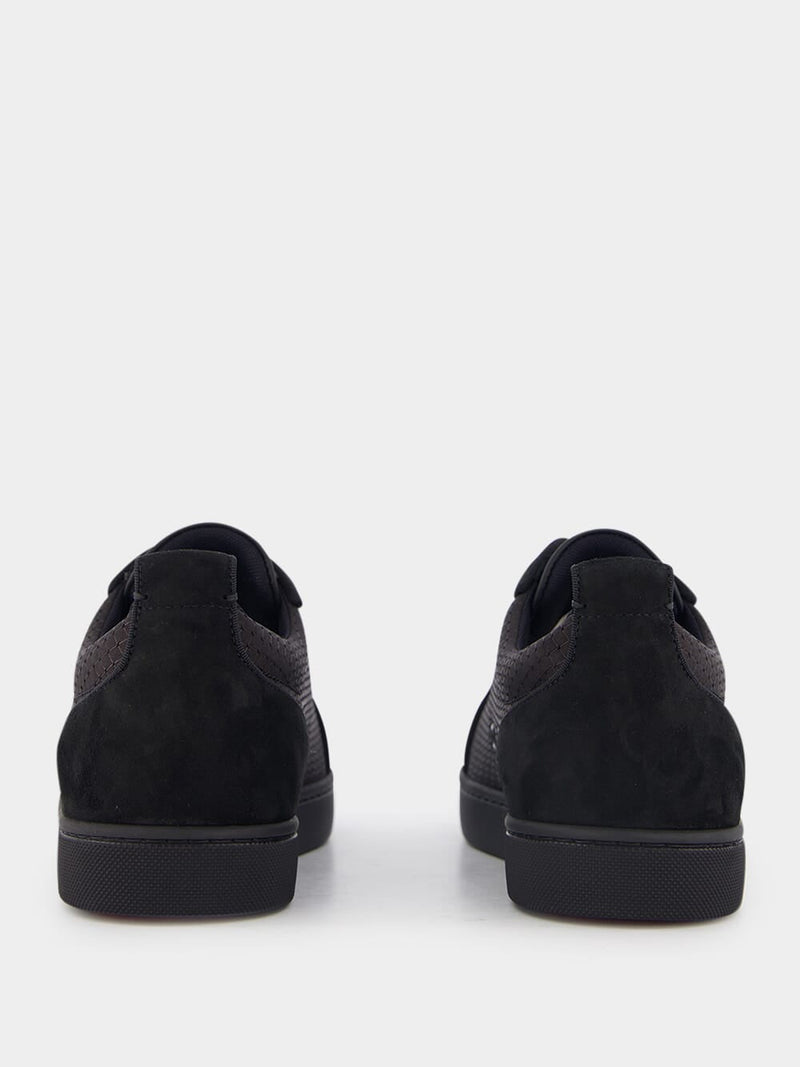 Christian LouboutinLouis Junior Suede and Leather-Trimmed Sneakers at Fashion Clinic