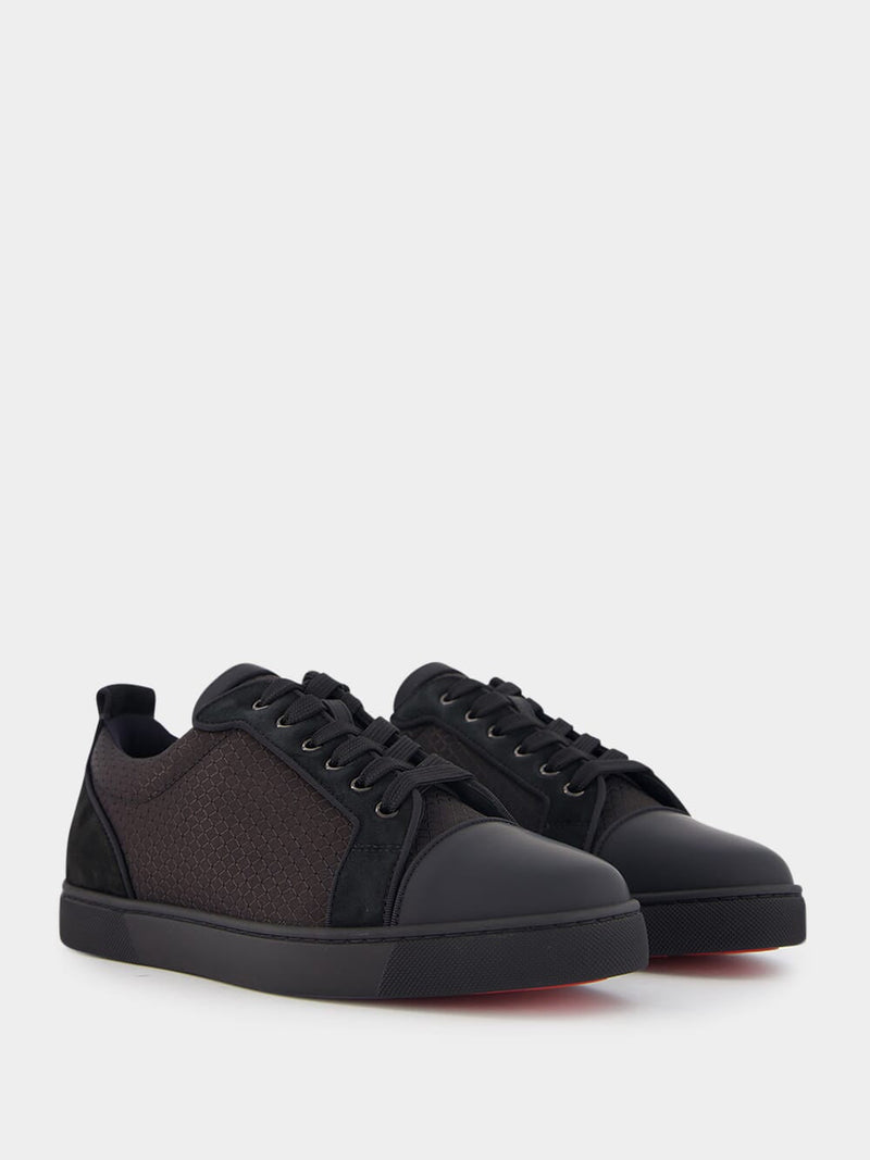 Christian LouboutinLouis Junior Suede and Leather-Trimmed Sneakers at Fashion Clinic