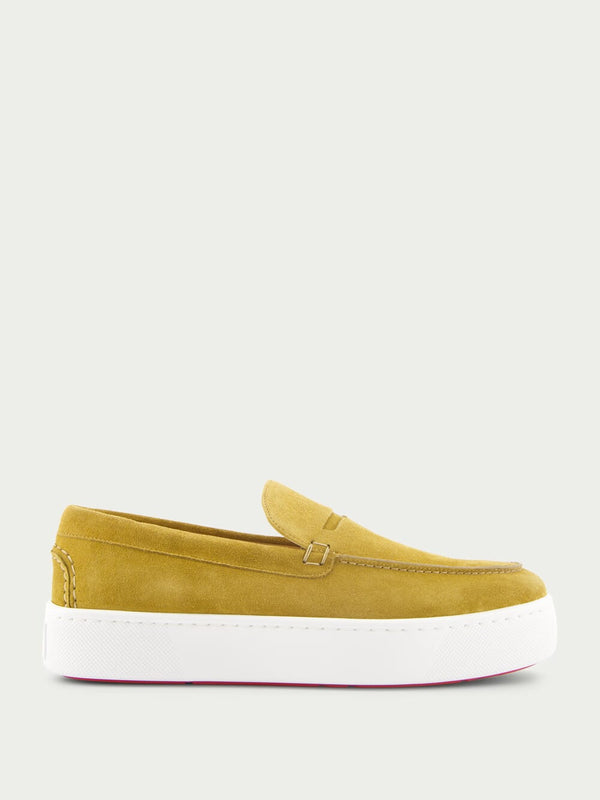 Christian LouboutinPaqueboat leather boat shoes at Fashion Clinic