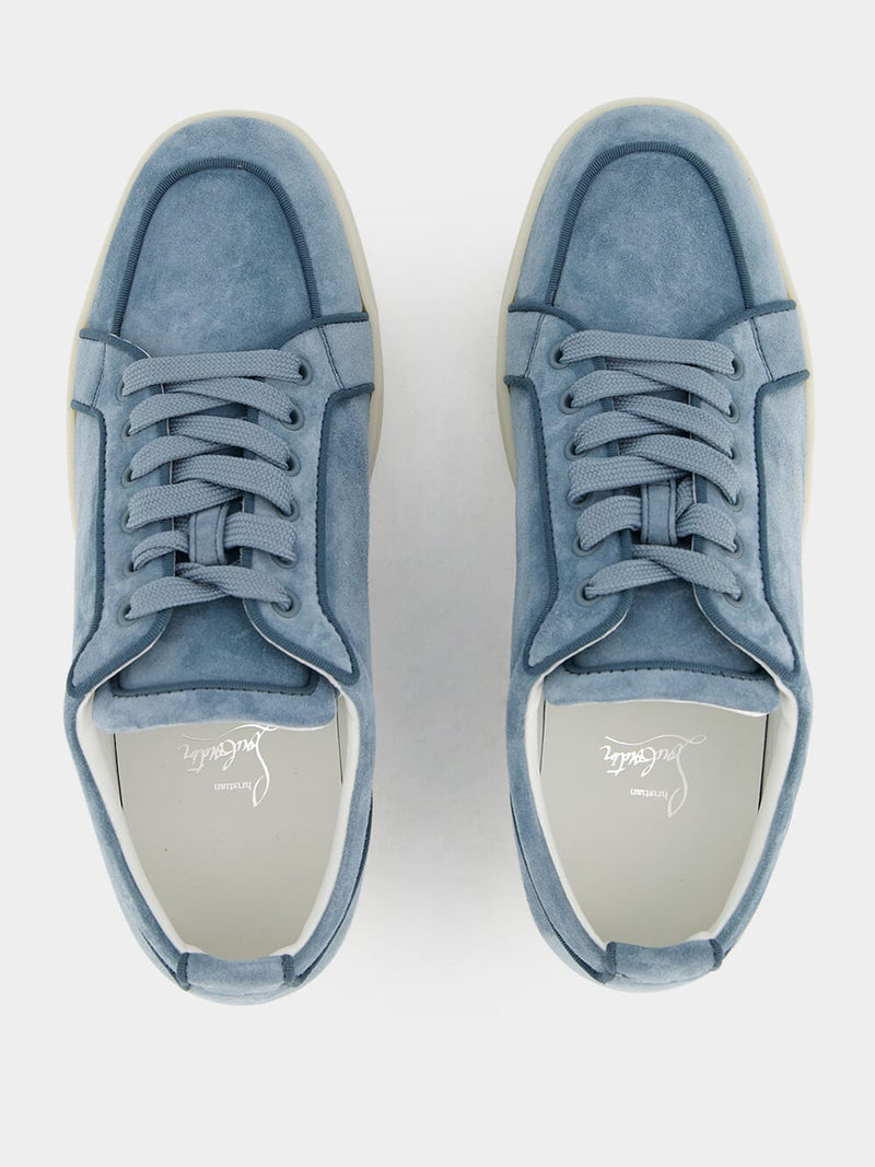 Christian LouboutinRantulow Light Blue Suede Sneakers at Fashion Clinic