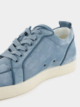 Christian LouboutinRantulow Light Blue Suede Sneakers at Fashion Clinic