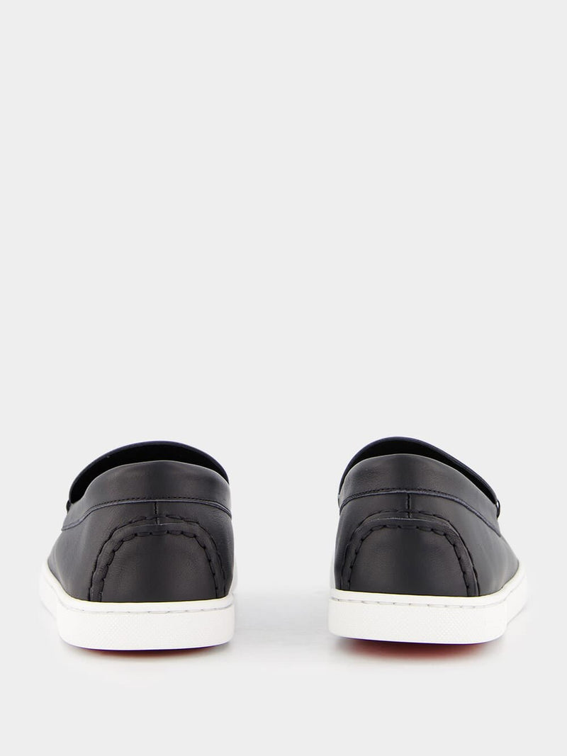 Christian LouboutinVarsiboat Black Leather Loafers at Fashion Clinic