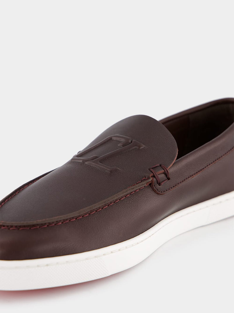 Christian LouboutinVarsiboat Brown Leather Loafers at Fashion Clinic