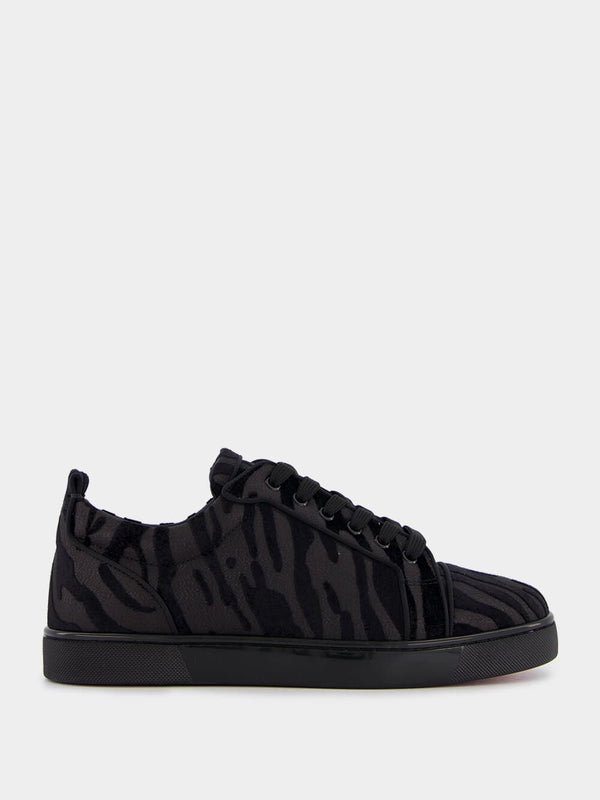 Christian LouboutinVelvet Zebra Low-Top Sneakers at Fashion Clinic