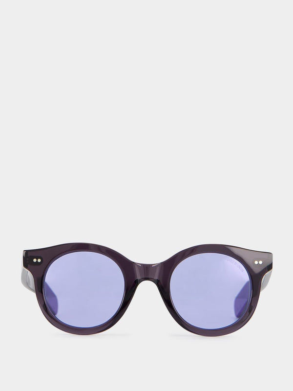 Cutler and Gross1390 Round Sunglasses-Dark Grey at Fashion Clinic