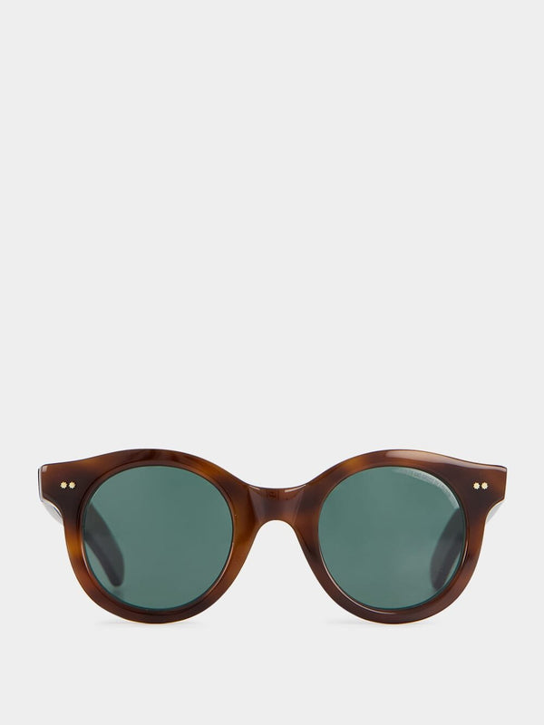Cutler and Gross1390 Round Tortoiseshell Sunglasses at Fashion Clinic