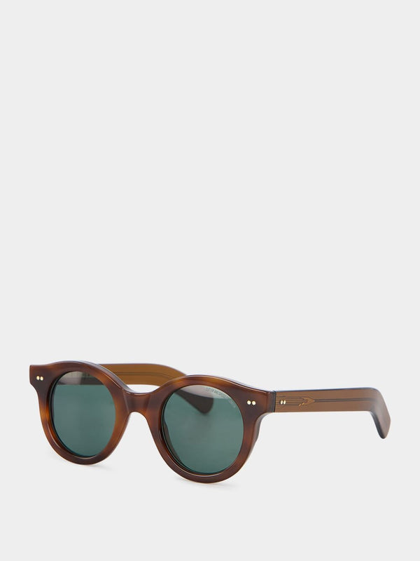 Cutler and Gross1390 Round Tortoiseshell Sunglasses at Fashion Clinic
