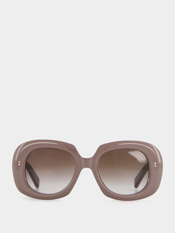 Cutler and Gross9383 Round Sunglasses-Mud at Fashion Clinic