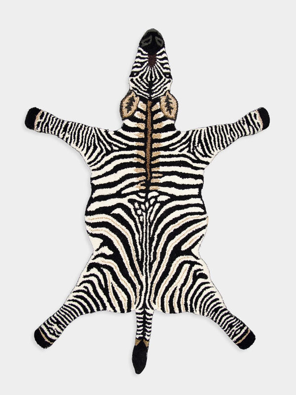 Doing GoodsLarge Stripey Zebra Rug at Fashion Clinic