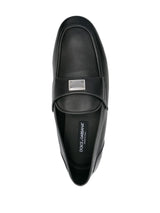 Dolce & GabbanaAriosto Logo-Plaque Loafers at Fashion Clinic