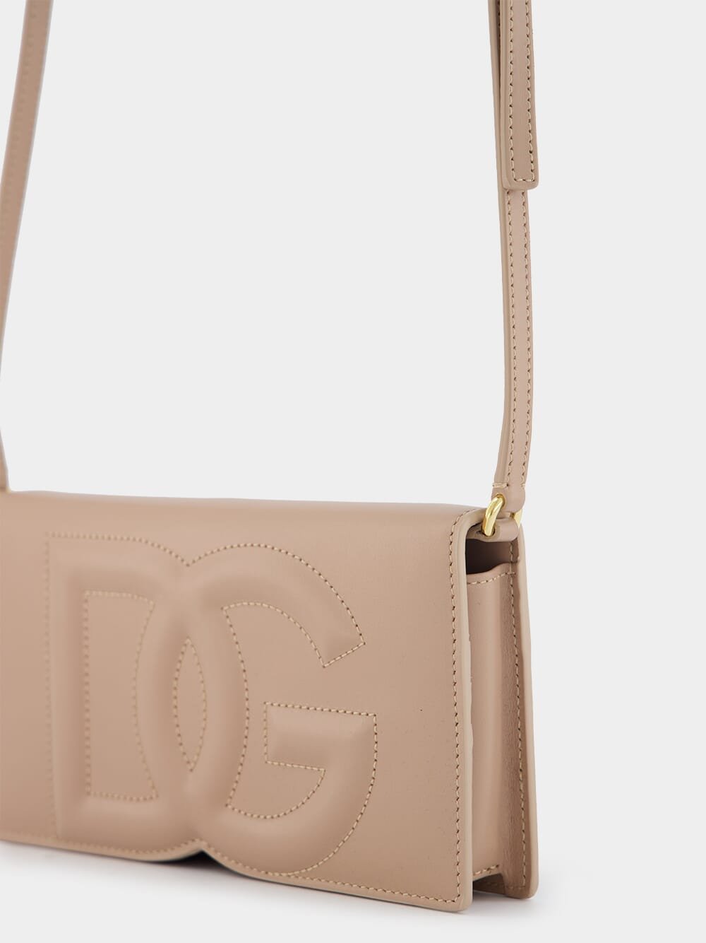 Dolce & GabbanaDG-Logo Leather Shoulder Bag at Fashion Clinic