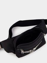 Dolce & GabbanaEmbossed-Logo Black Belt Bag at Fashion Clinic
