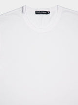 Dolce & GabbanaEssential White Cotton T-Shirt at Fashion Clinic