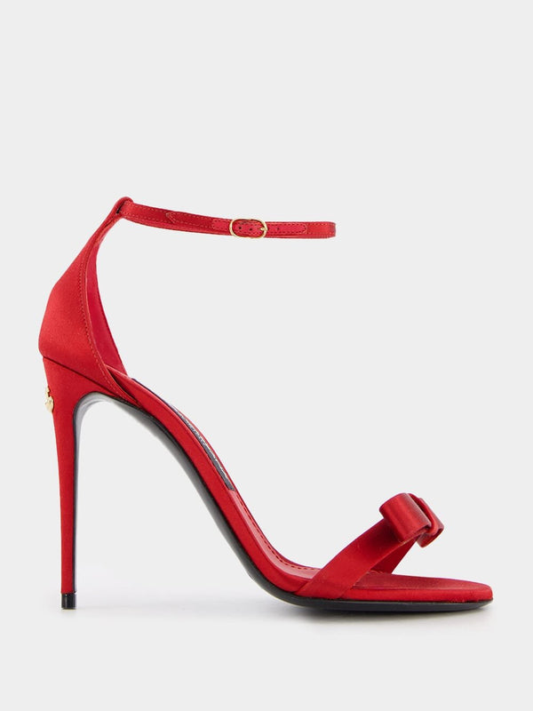 Dolce & GabbanaKeira Satin 105mm Sandals at Fashion Clinic