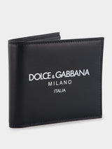 Dolce & GabbanaLogo-Print Leather Wallet at Fashion Clinic