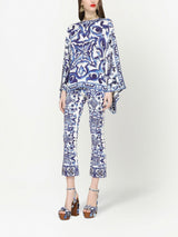 Dolce & GabbanaMajolica trousers at Fashion Clinic