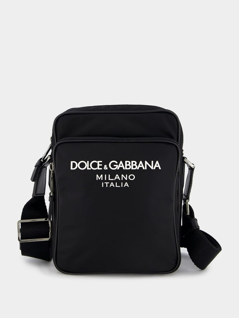 Dolce & GabbanaNylon Crossbody Logo Bag at Fashion Clinic