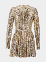 Dolce & GabbanaSequined Circle Skirt Dress at Fashion Clinic