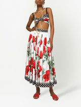 Dolce & GabbanaSilk Midi Skirt at Fashion Clinic