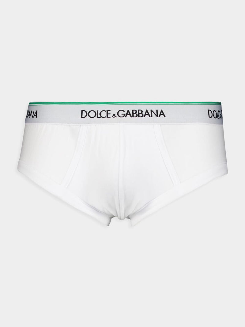 Dolce & GabbanaTwo-Pack Mid-Length Cotton Jersey Briefs at Fashion Clinic