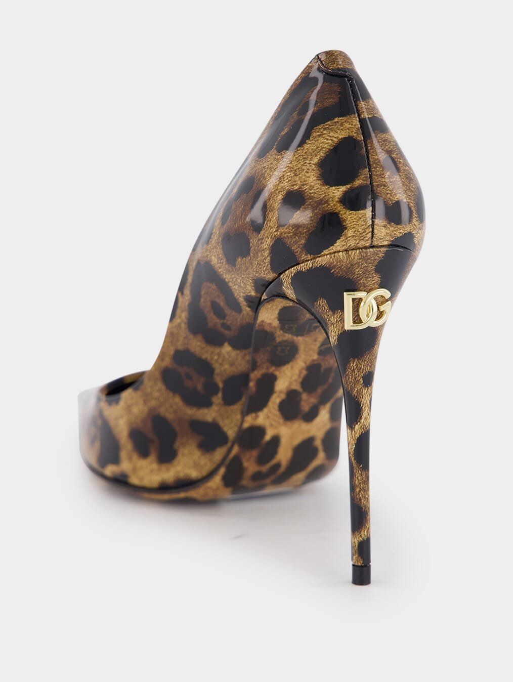 Dolce & GabbanaX Kim 110mm Leopard-Print Leather Pumps at Fashion Clinic
