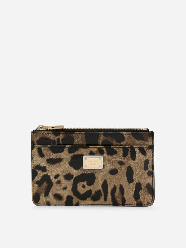 Dolce & Gabbanax KIM Leopard cardholder at Fashion Clinic