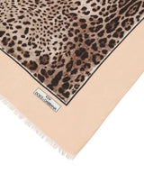 Dolce & Gabbanax Kim Leopard Scarf at Fashion Clinic