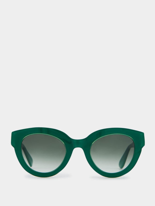 Emmanuelle KhanhRound acetate sunglasses at Fashion Clinic