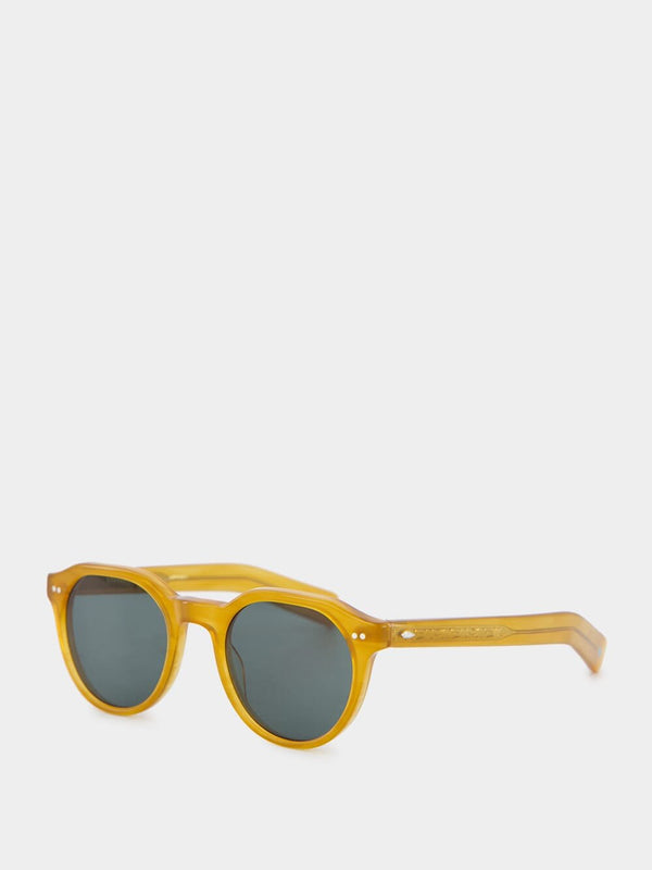 Eyevan 7285Loubin Yellow Sunglasses at Fashion Clinic