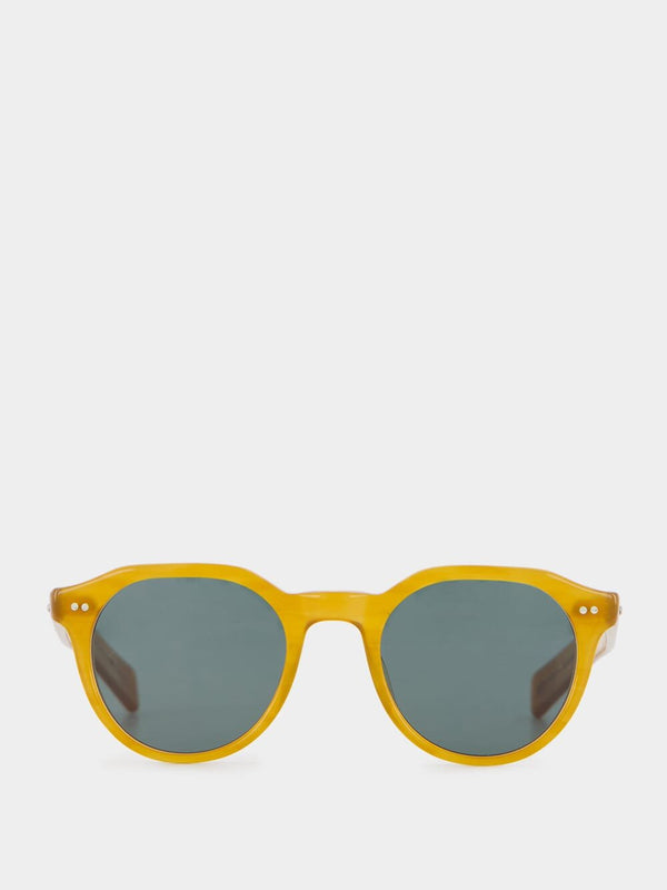 Eyevan 7285Loubin Yellow Sunglasses at Fashion Clinic