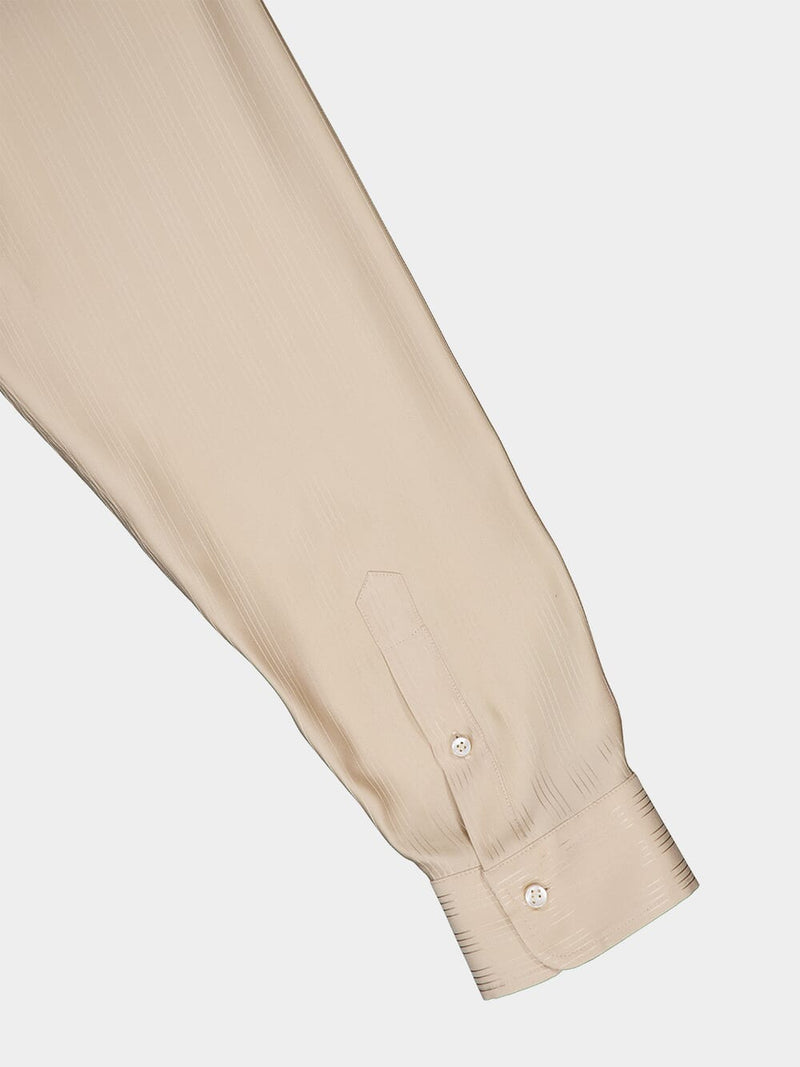FendiAll-Over Micro Pinstripes Silk Shirt at Fashion Clinic
