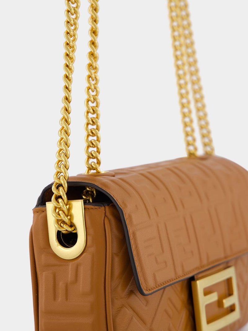 Fendi Baguette Chain Midi Orange Fashion Clinic