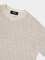 FendiCotton-Linen Blend Sweater at Fashion Clinic