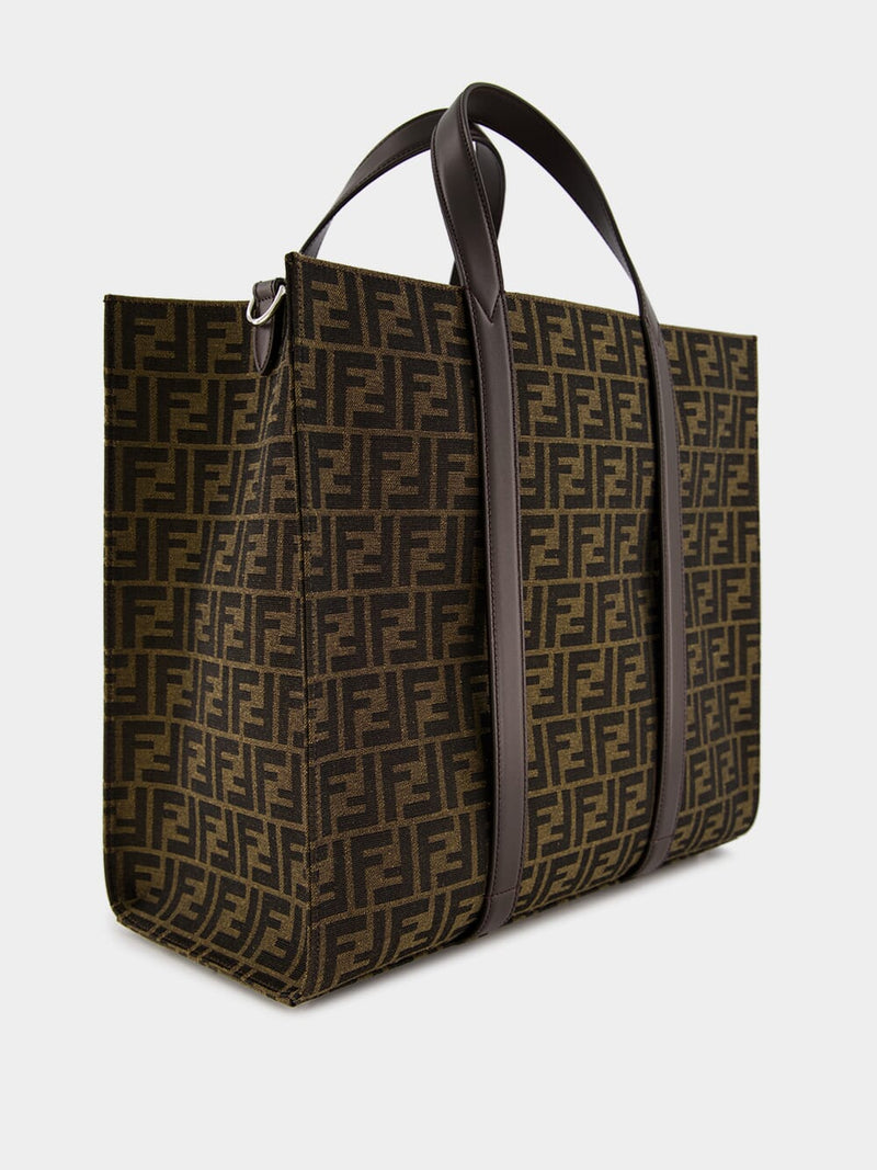 FendiFF Jacquard Fabric Shopper Bag at Fashion Clinic