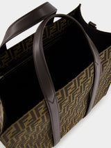 FendiFF Jacquard Fabric Shopper Bag at Fashion Clinic