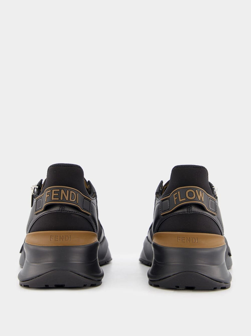 FendiFlow Leather Sneakers at Fashion Clinic