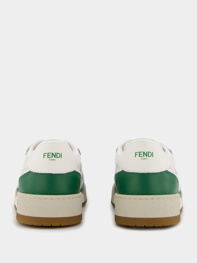 FendiMatch Leather Sneakers at Fashion Clinic