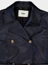 FendiNappa Leather Biker Jacket at Fashion Clinic
