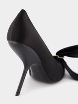 FerragamoErica Bow-Detailed Satin Pumps at Fashion Clinic