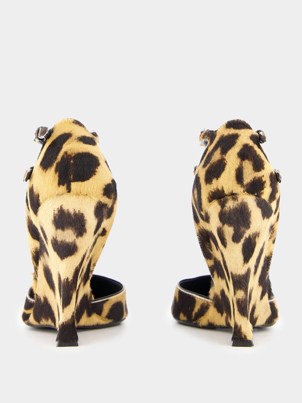 Leopard Print Wedge Pumps
