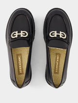FerragamoMoccasin with Gancini Ornament and Wool Lining at Fashion Clinic