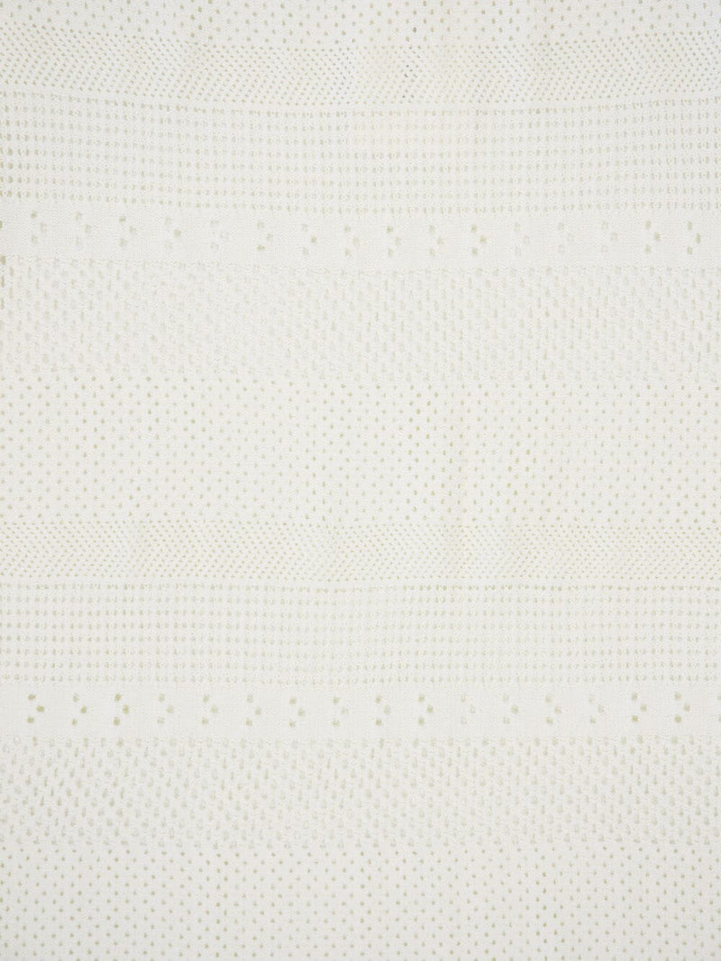 FrameCrochet-Knit Pencil Skirt in White at Fashion Clinic